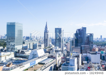 Urban landscape seen from Shinjuku 18249448