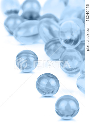 Soft gelatin capsule medicine on white background. Soft gelatin capsule medicine on white background. 18249466