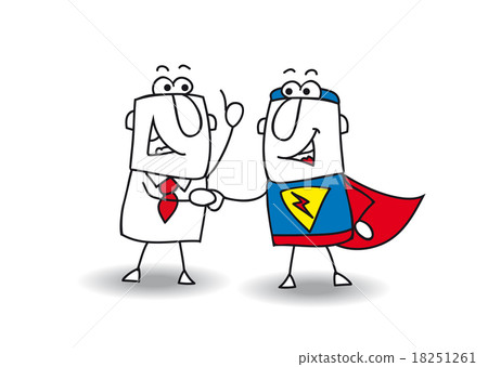 Hello superhero - Stock Illustration [18251261] - PIXTA