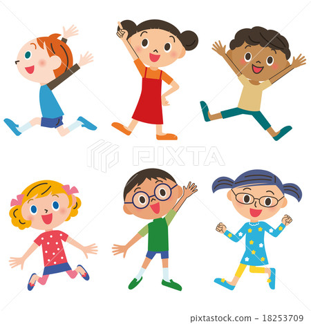 Energetic children 18253709