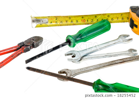 set of construction tools 18255452