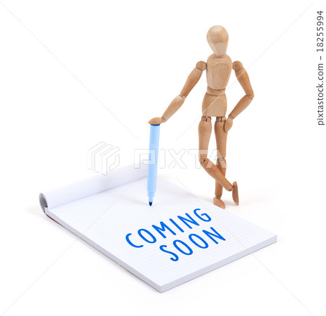 Wooden mannequin writing - Coming soon 18255994