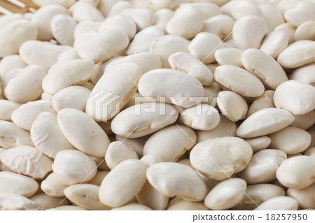 White flower beans 18257950