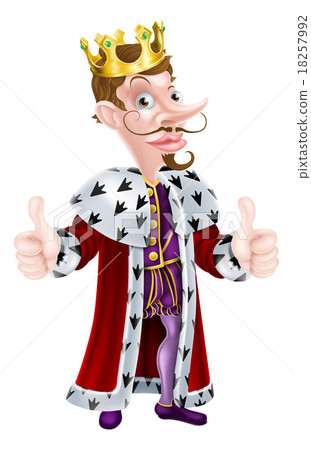 Cartoon King Character 18257992