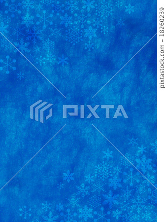 Snow crystal - blue space - light Snow crystal - blue space - light 18260239