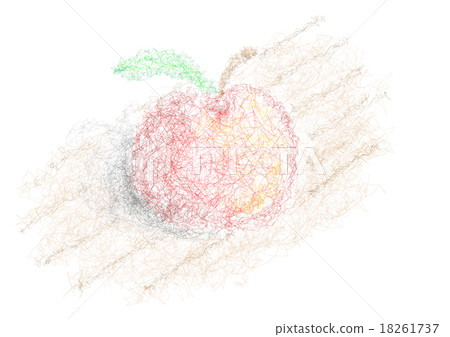 abstract apple fruit - Stock Illustration [18261737] - PIXTA