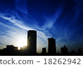 Shinjuku's blue sky 18262942
