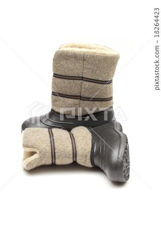 boots on the white background 18264423