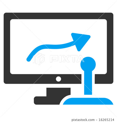 Remote Monitoring Flat Icon Remote Monitoring Flat Icon 18265214