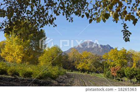 View on mountain Beshtau in Pyatigorsk. View on mountain Beshtau in Pyatigorsk. 18265363