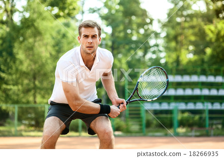 Concept for male tennis player 18266935