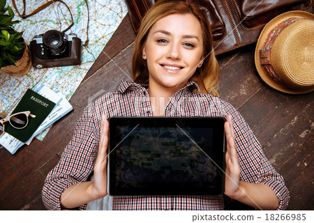 Concept for dreamy girl and traveling 18266985