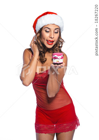 Concept for sexy santa girl 18267220