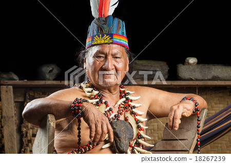 Amazonian Shaman Portrait Amazonian Shaman Portrait 18267239