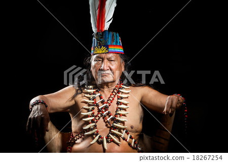 Amazonian Shaman Portrait 18267254