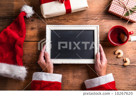 Santa Claus with picture frame Santa Claus with picture frame 18267620