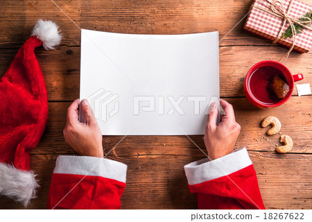Santa Claus and wishlist Santa Claus and wishlist 18267622