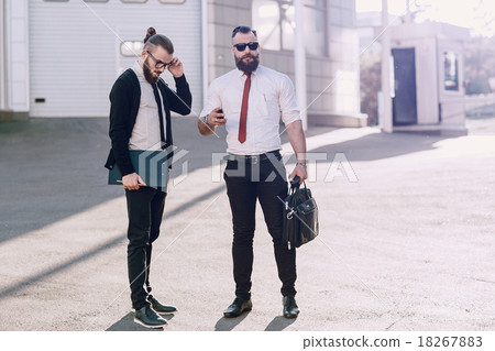 business man outside 18267883