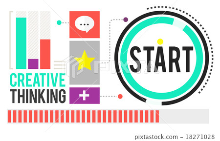 Start Begining Forward Direction Motivation Concept 18271028