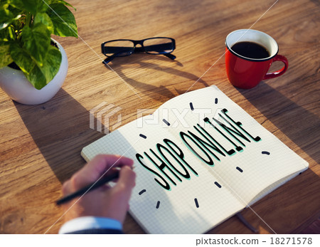 Shop Online Consumer Delivery Customer Concept Shop Online Consumer Delivery Customer Concept 18271578