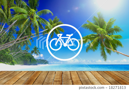 Bicycle Riding Bike Transportation Icon Concept Bicycle Riding Bike Transportation Icon Concept 18271813