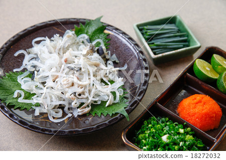 Blowfish and condiments Blowfish and condiments 18272032