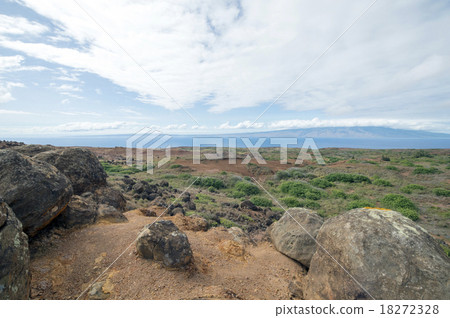 Keahiakawelo Garden Of The Gods Lanai Hawaii Stock Photo