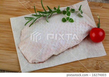 Raw duck breast Raw duck breast 18274803