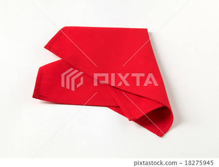 Red napkin Red napkin 18275945