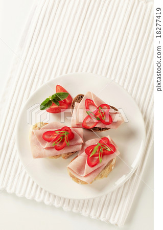 Ham sandwiches Ham sandwiches 18277419