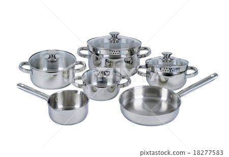 Stainless steel pots and pans Stainless steel pots and pans 18277583