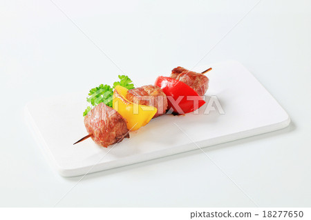 Grilled pork skewer 18277650