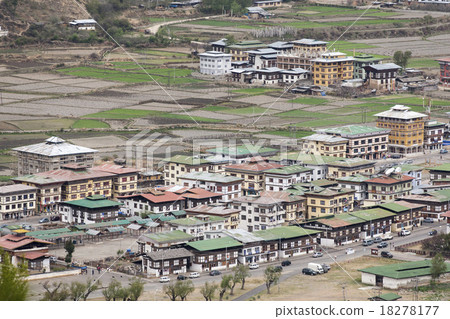 不丹王國，廷布的街道 18278177