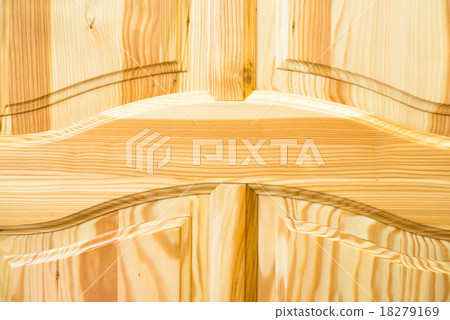 Wooden surface. Frame and panel construction Wooden surface. Frame and panel construction 18279169