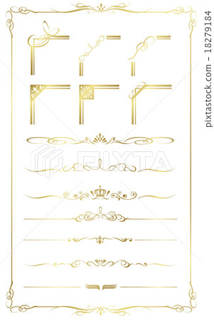 vector, vectors, ruffled border - Stock Illustration [18279184] - PIXTA