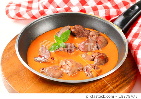 Liver with tomato sauce Liver with tomato sauce 18279473