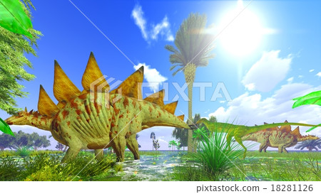 Tropical dinosaur park Tropical dinosaur park 18281126