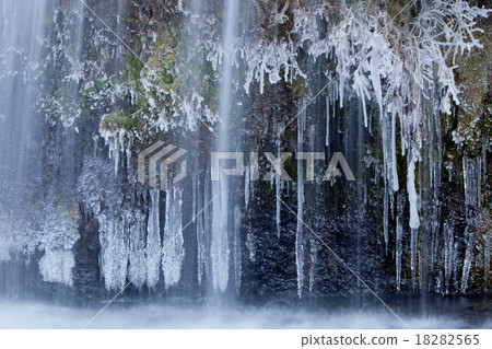 Winter waterfall Winter waterfall 18282565
