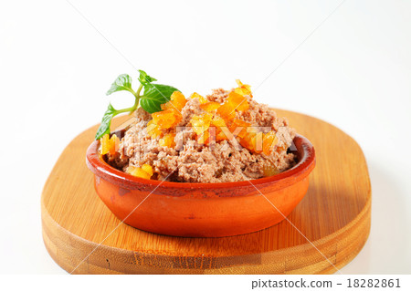 Meat spread with orange succade 18282861