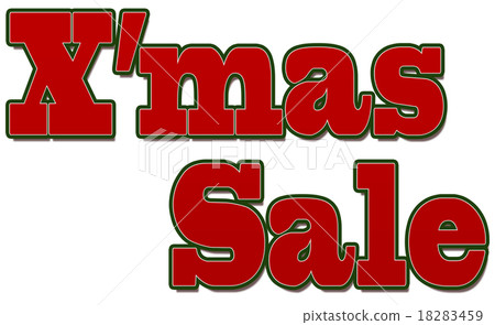 Christmas sale red 18283459