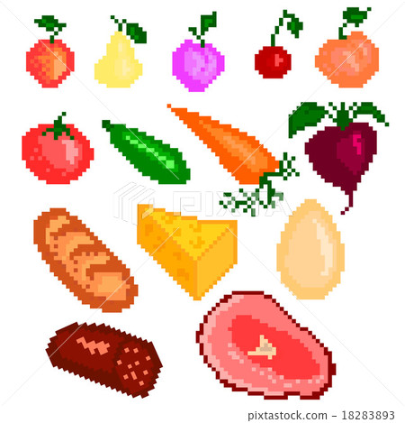 Food pixelart Food pixelart 18283893