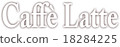 Caffe latte white 18284225