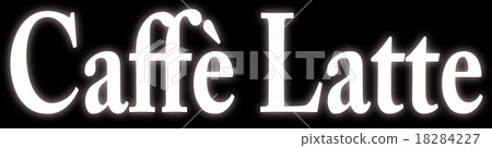 Caffe latte black background Caffe latte black background 18284227