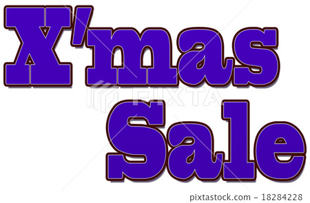 聖誕節銷售藍色 18284228