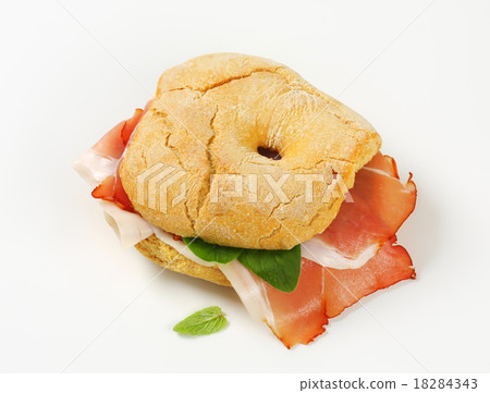 Dry-cured ham sandwich Dry-cured ham sandwich 18284343