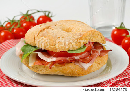 Dry-cured ham sandwich Dry-cured ham sandwich 18284378