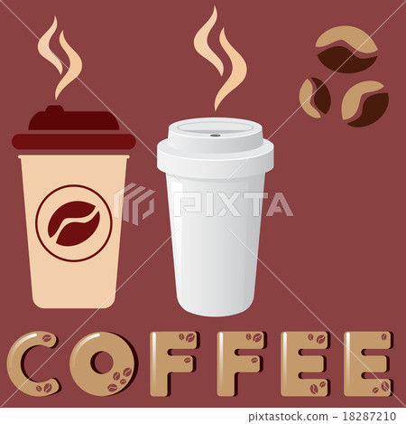 Paper coffee cup 18287210