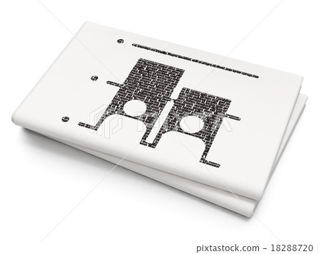 Politics concept: Election on Blank Newspaper Politics concept: Election on Blank Newspaper 18288720