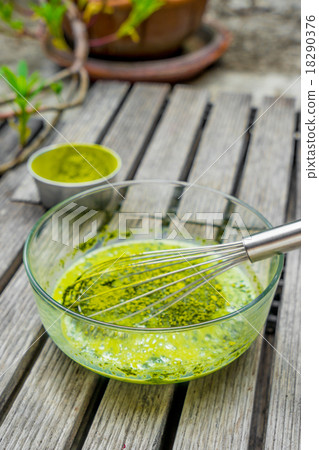 Green tea cake 18290376