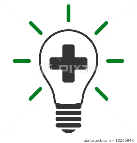Creative Medicine Bulb Icon 18290848